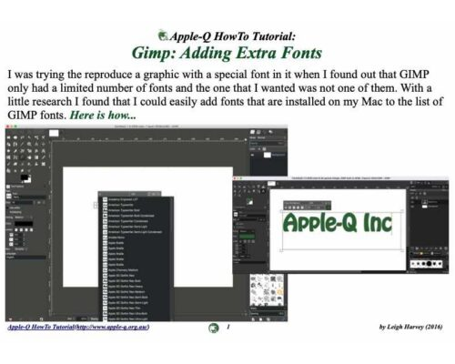 HowTo: GIMP: Install 3. Adding Extra Fonts (2024)