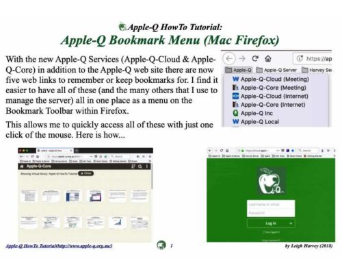 HowTo: Apple-Q Bookmark Menu (Mac Firefox)(2018)