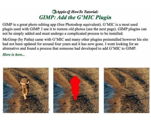 HowTo Series: GIMP Installation (G’Mic+Fonts)