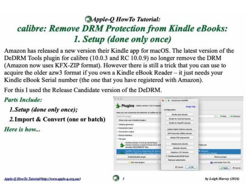 HowTo: calibre: Remove DRM Protection from Kindle eBooks: 1 Setup (2024)