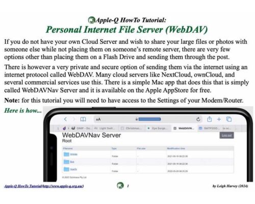 HowTo: Personal Internet File Server (WebDAV)(2024)