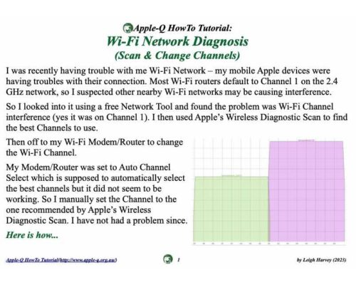HowTo: Wi-Fi Network Diagnosis (Scan & Change Channels)