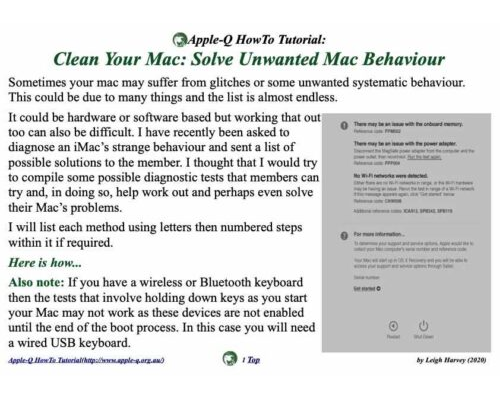 HowTo: Clean Your Mac: Solve Unwanted Mac Behaviour (2021)