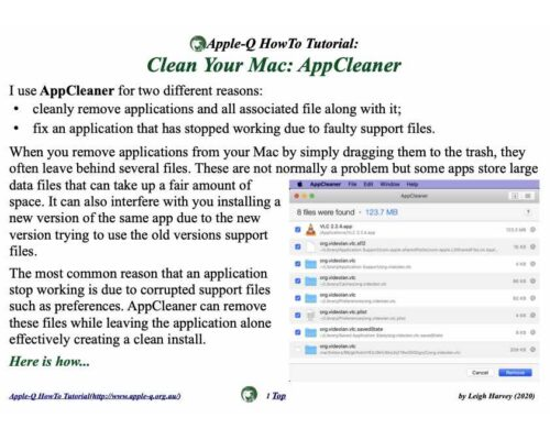 HowTo: Clean Your Mac: AppCleaner (2021)