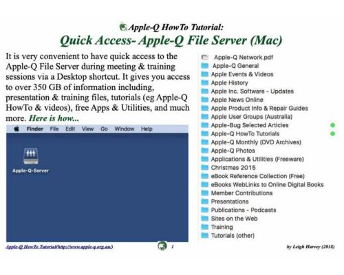HowTo: Quick Access- Apple-Q File Server (Mac)(2018)