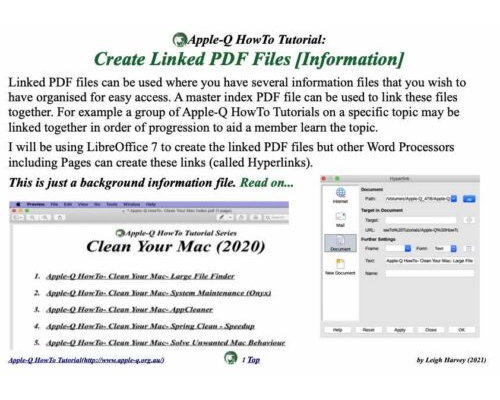 HowTo Series: Create Linked PDfs (2021-03)