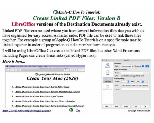 HowTo: Create Linked PDF Files: Version B (2021)