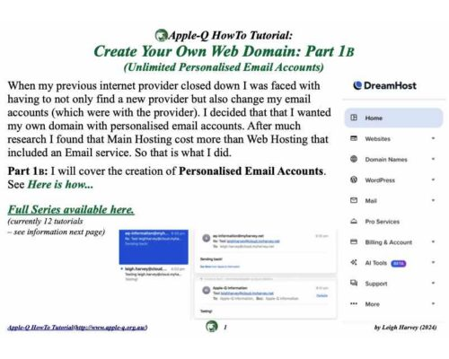 HowTo: Create Your Own Web Domain 1B (Unlimited Personalised Email Accounts)(2024)