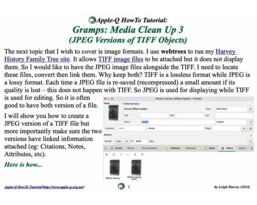 HowTo: Gramps: Media Clean Up 3 (JPEG Versions of TIFF Objects) (2024)