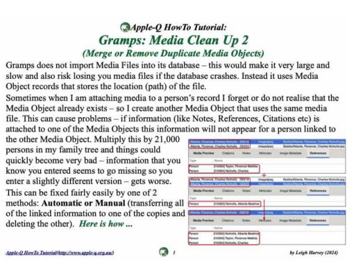 HowTo: Gramps: Media Clean Up 2 (Merge or Remove Duplicate Media Objects) (2024)