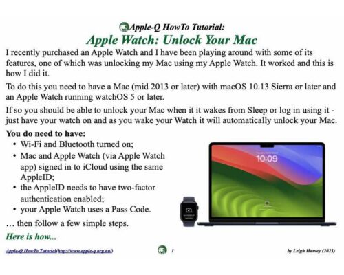 HowTo- Apple Watch- Unlock Your Mac(2023-10)