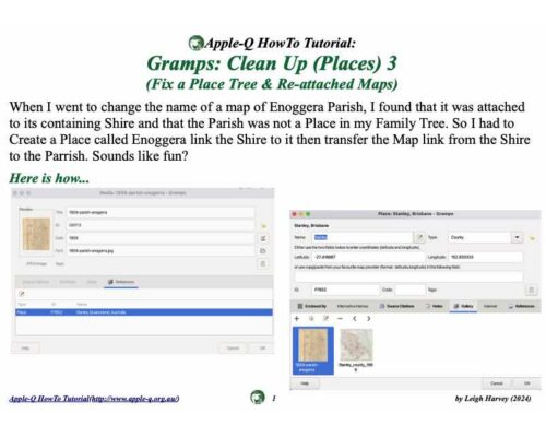 HowTo: Gramps: Clean Up (Places) 3 (Fix a Place Tree & Re-attached Maps) (2024)