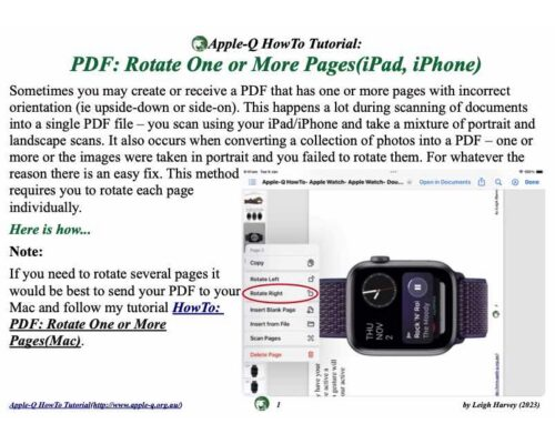 HowTo: PDF: Rotate One or More Pages(iPad, iPhone)(2023-11)