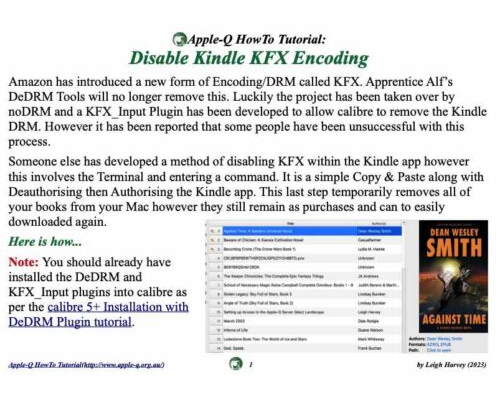 HowTo: Disable Kindle KFX Encoding (2023-08)