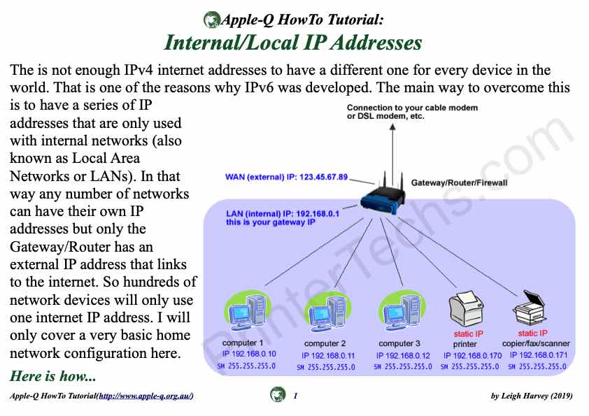 Apple-Q HowTo- Network- Internal-Local IP Addresses (2019-03)