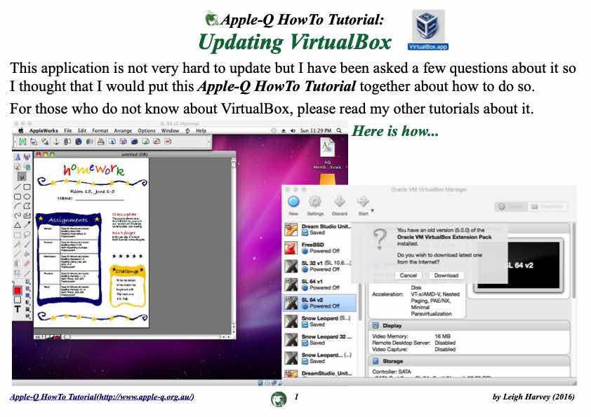 Apple-Q HowTo- VirtualBox- How to Update (2016-03)