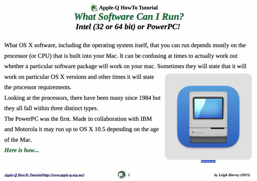 Apple-Q HowTo- What software can I run? (2015-03)