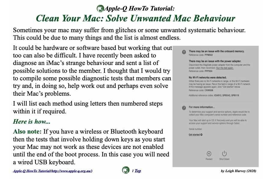 HowTo: Clean Your Mac: Solve Unwanted Mac Behaviour (2021)