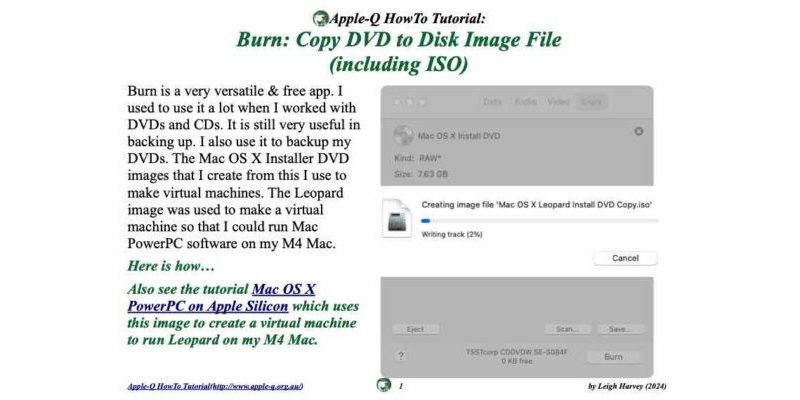 HowTo: Burn: Copy DVD to Disk Image File (including ISO)(2025)