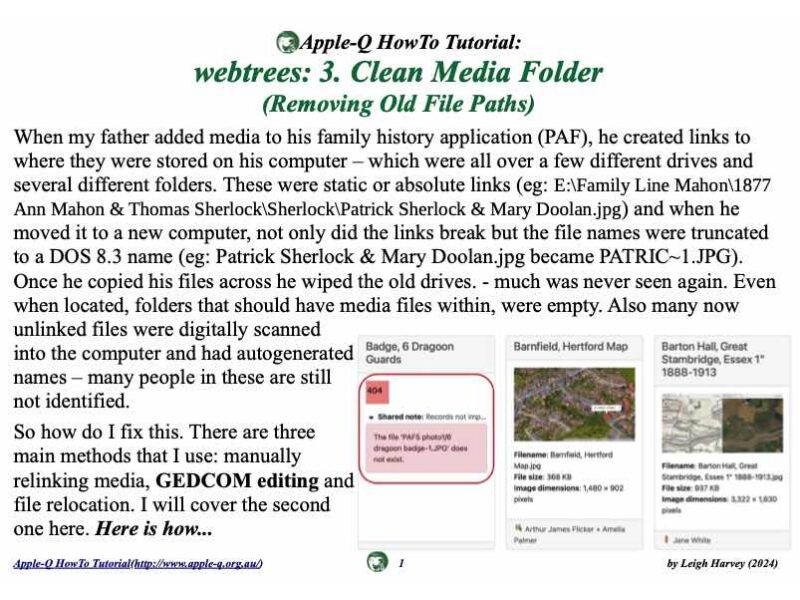 webtrees: 3. Clean Media Folder (Removing Old File Paths) (2024)