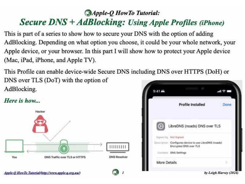 HowTo Collection: Secure DNS + AdBlocking (2024)